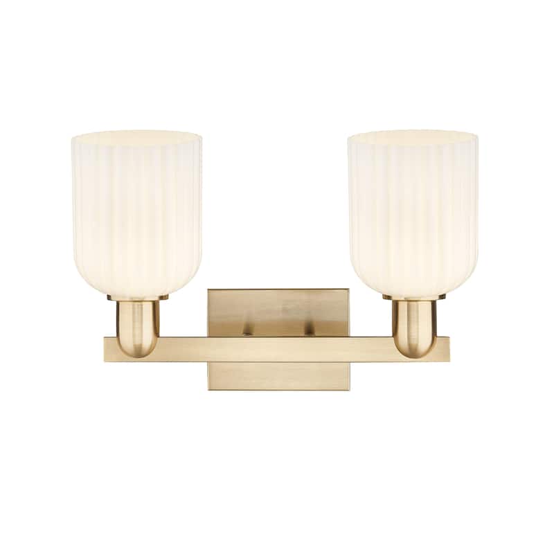 Innovations Lighting Downtown Urban - Bridal Veil - 2 Light 16" Bath Vanity Ligh