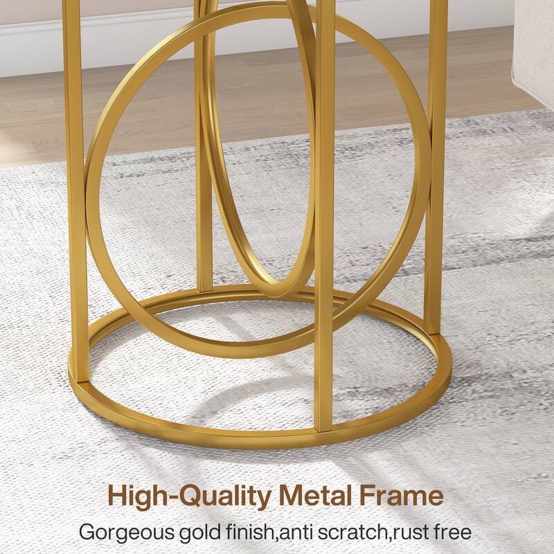 20-in Modern Round End Table