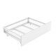 preview thumbnail 16 of 15, White Full Metal House Platform Bed with Drawers & Headboard