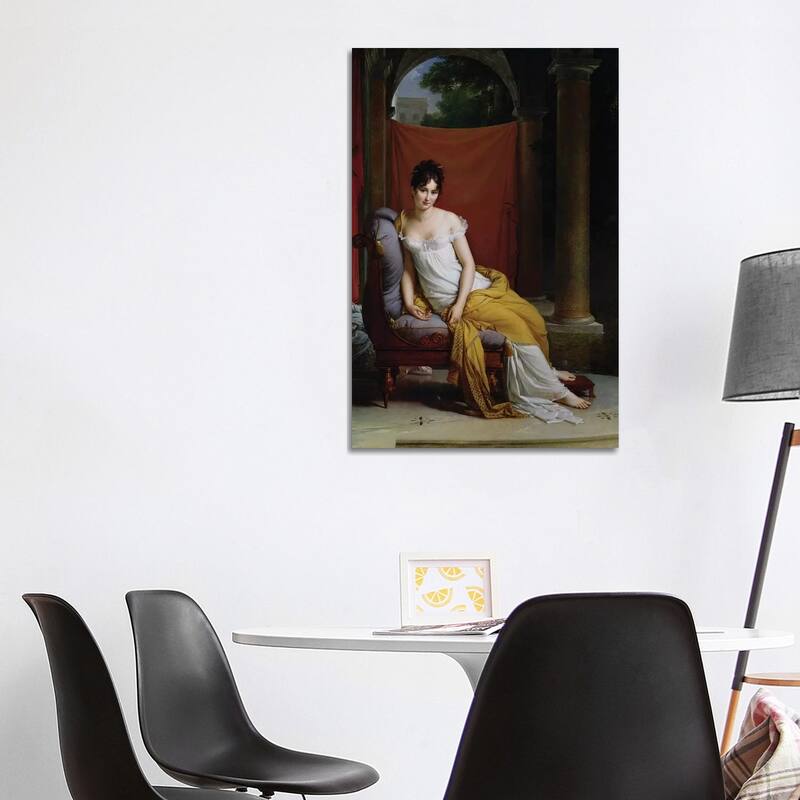 iCanvas "Portrait of Madame Recamier (1777-1849)" by Francois Pascal Simon Gerard Canvas Print - 40x26x1.5