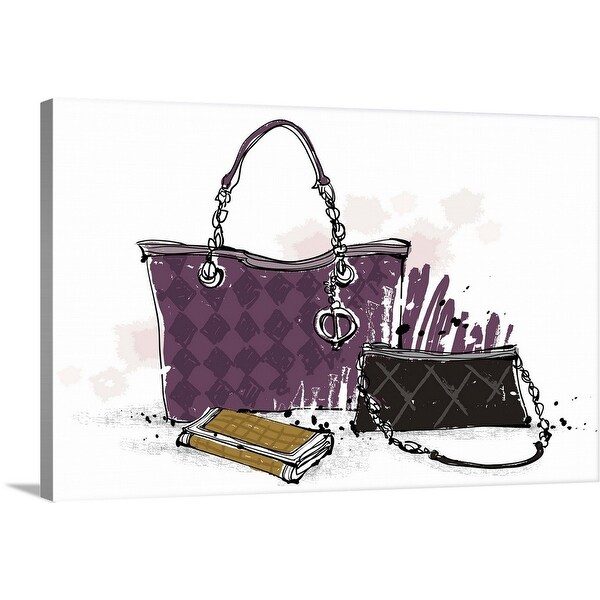 "Feminine Bags" Canvas Wall Art