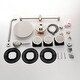 preview thumbnail 20 of 18, Wall Mounted Shower System With Hand Shower Faucet With Body Jets 12 Inch Rainfall Shower Head Kit Tirm With Rough-In Valve