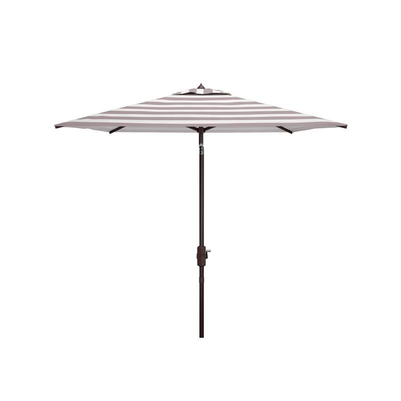 SAFAVIEH Outdoor Anabelle Fashion Line 7.5 Ft Square Umbrella, Base Not Included