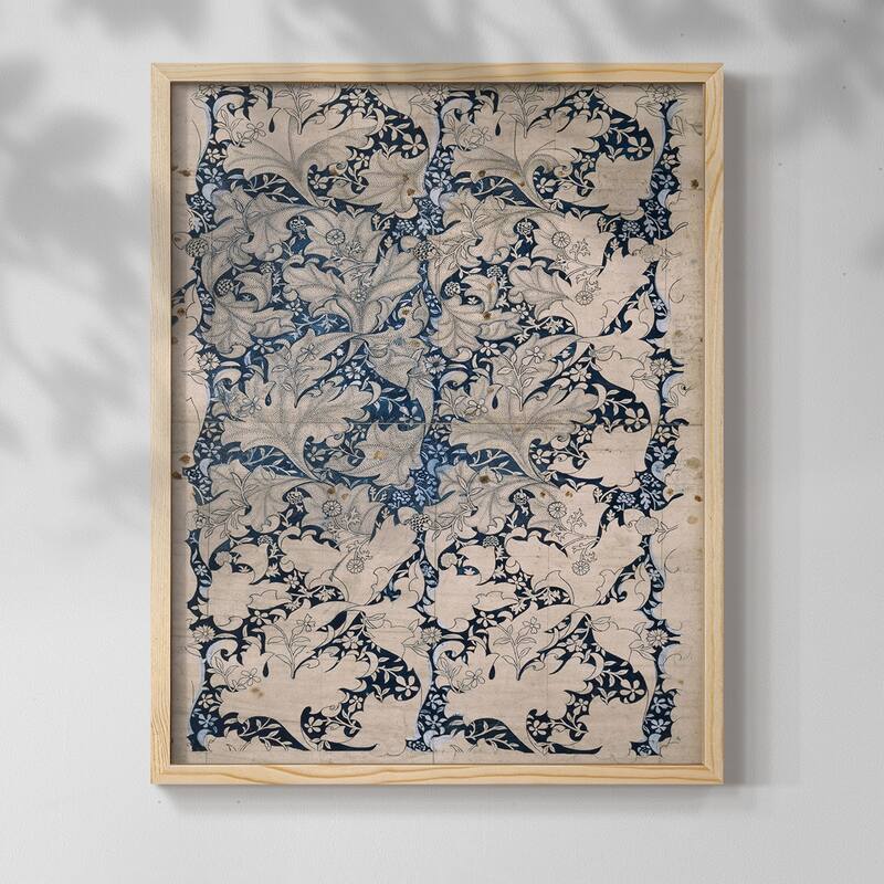 Vintage Abstract Print CXIV -Framed Print
