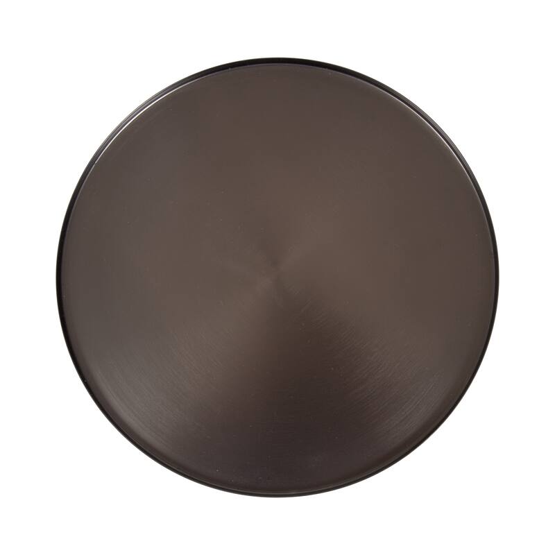 Kate and Laurel Vanora Metal and Marble Drink Table