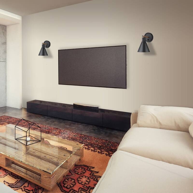 James Allan 10" Tall Wall Sconce with Metal Shade