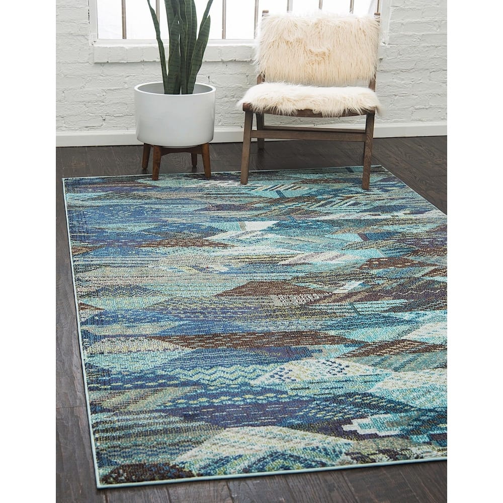 Contemporary Tazetta Collection Area Rug