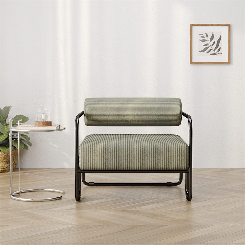 Living Room Iron Sofa Chair, Balcony Leisure Lazy Individual Chair