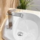 preview thumbnail 14 of 40, Vibrantbath Commercial Waterfall Spout Bathroom Sink Faucet