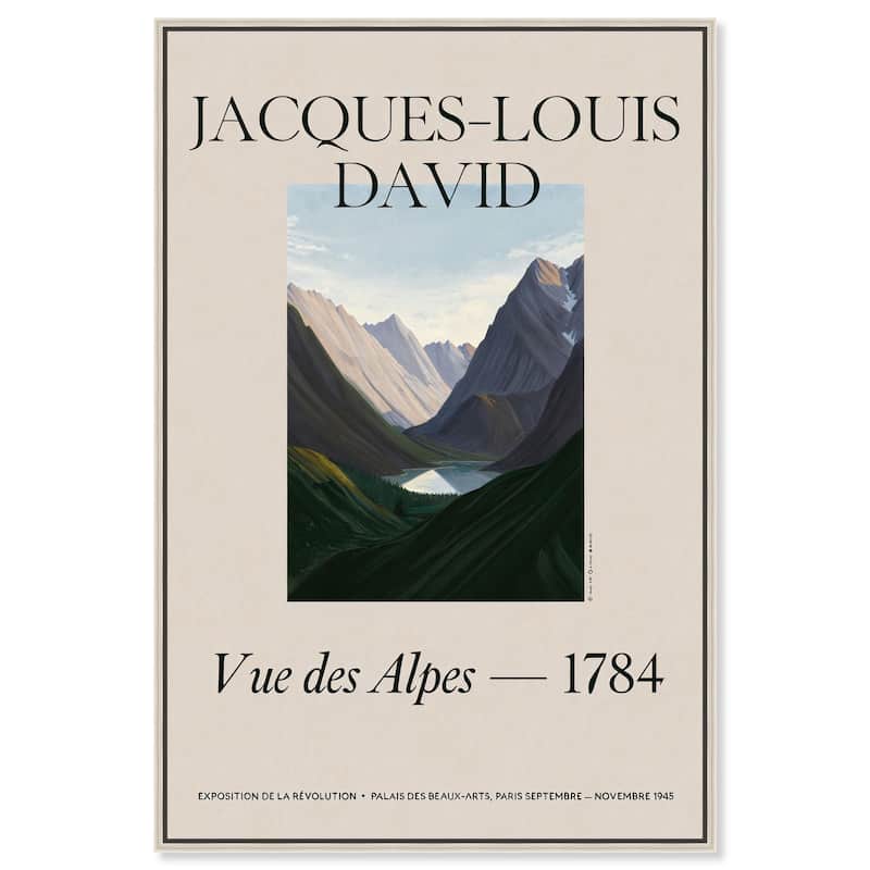 Mountains of 1784 Canvas by Art Remedy - Silver - 20" x 30"