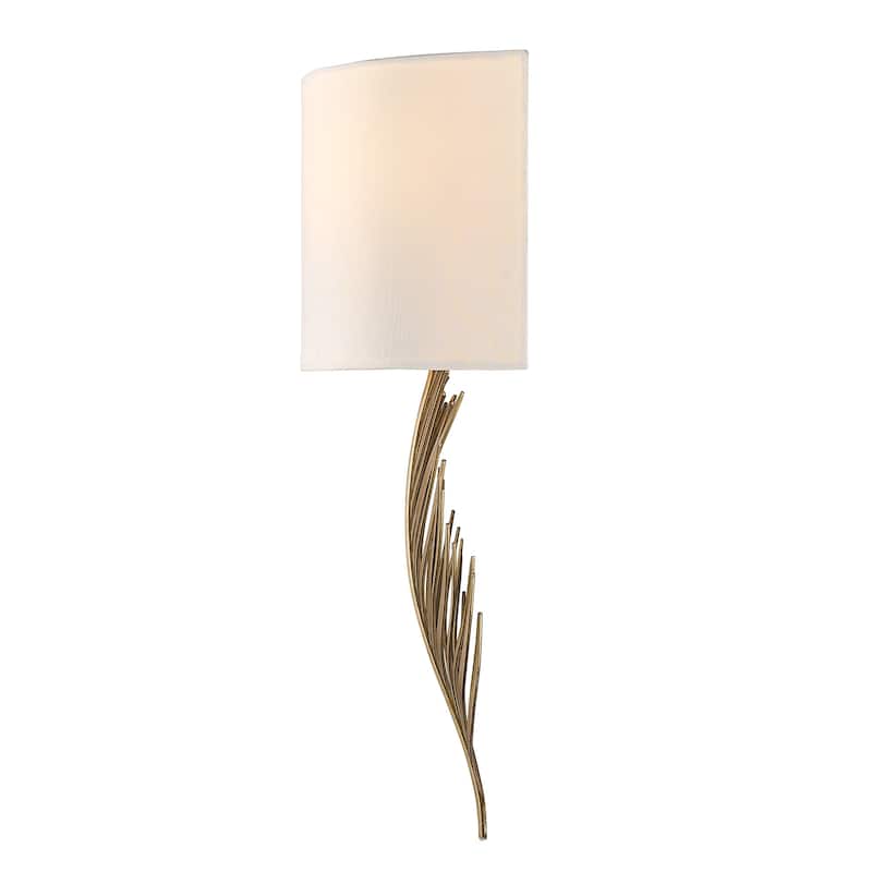 Golden Lighting Cay 2-light Wall Sconce in Vintage Fired Gold