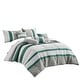 preview thumbnail 5 of 3, Wellco Bedding Comforter Set Bed In A Bag - 7 Piece Luxury Bedding Sets - Oversized Bedroom Comforters, Green
