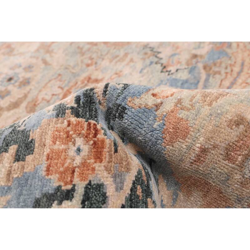 ECARPETGALLERY Hand-knotted Heritage Light Blue Wool Rug - 8'0 x 9'9