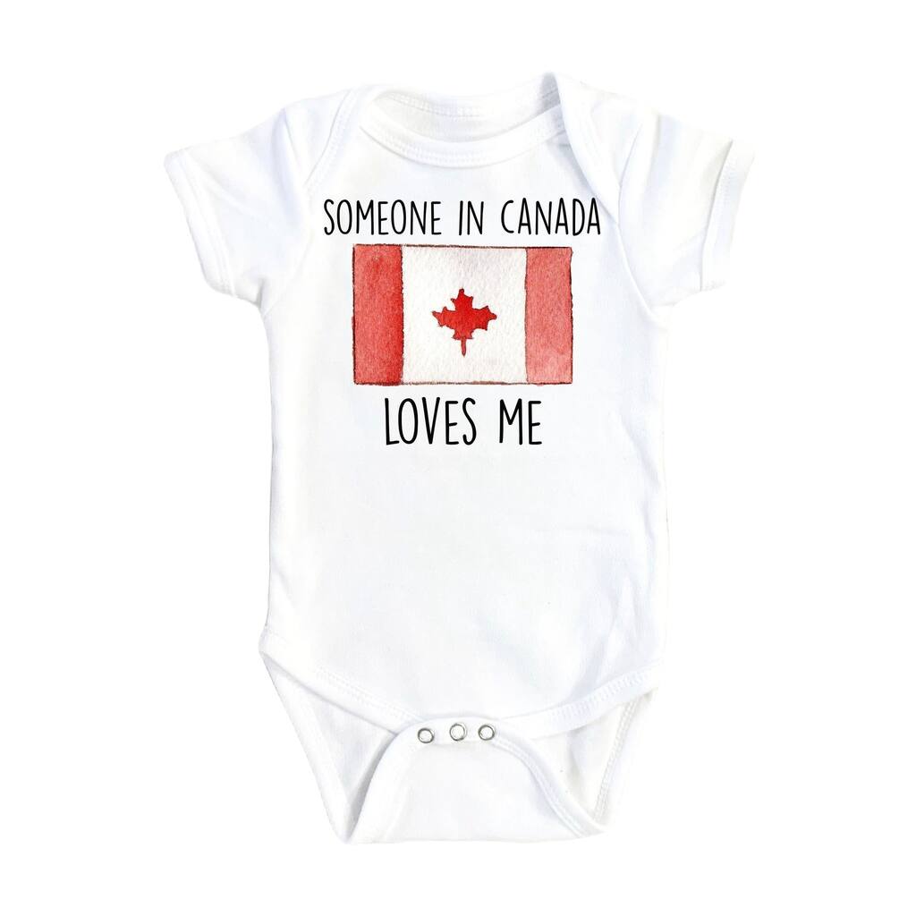 Canada Loves Me - Baby Boy Girl Clothes Infant Bodysuit Funny Cute Newborn