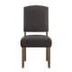 preview thumbnail 23 of 28, Benchwright Upholstered Dining Chairs (Set of 2) by iNSPIRE Q Artisan