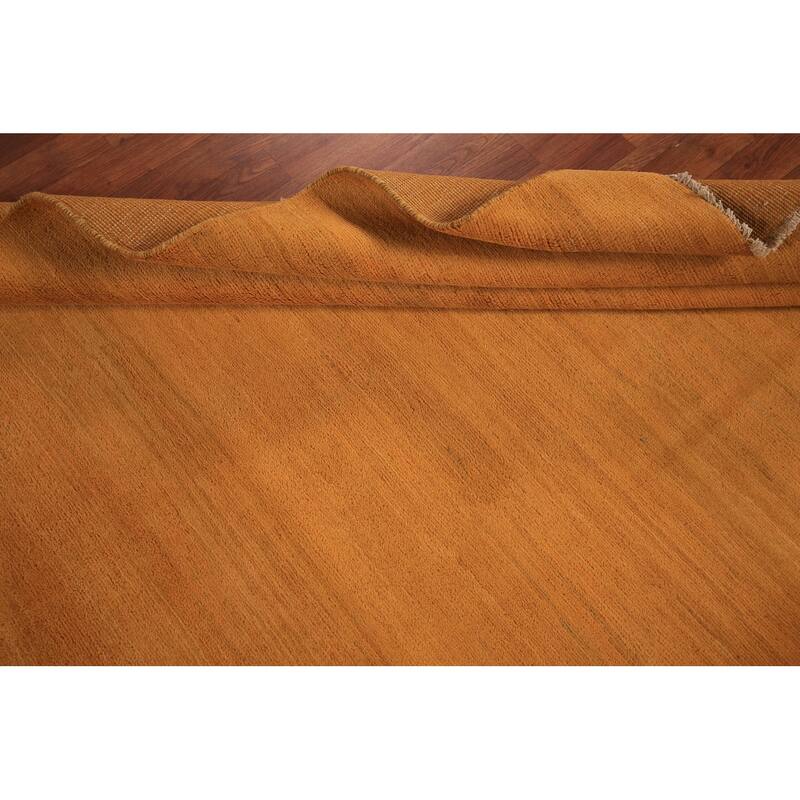 Modern Gabbeh Oriental Area Rug Hand-Knotted Wool Carpet - 5'5" x 7'5"