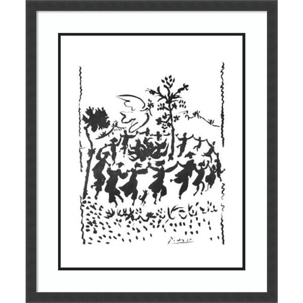 Framed Art Print 'Long Live Peace' by Pablo Picasso 30 x 36-inch. Opens flyout.
