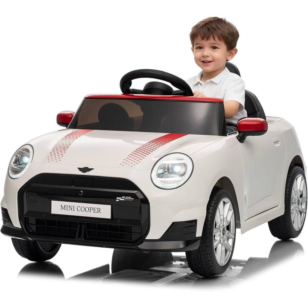 12V Ride on Car for Kids with Remote Control, Licensed BMW Electric Car, Black