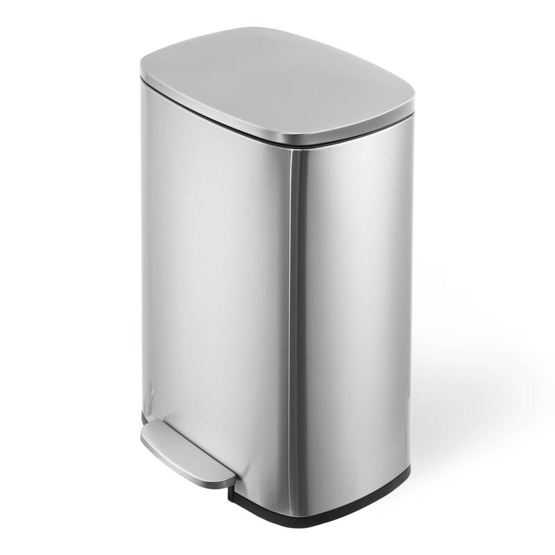 Stainless Steel Trash Can, 50 Liter / 13 Gallon