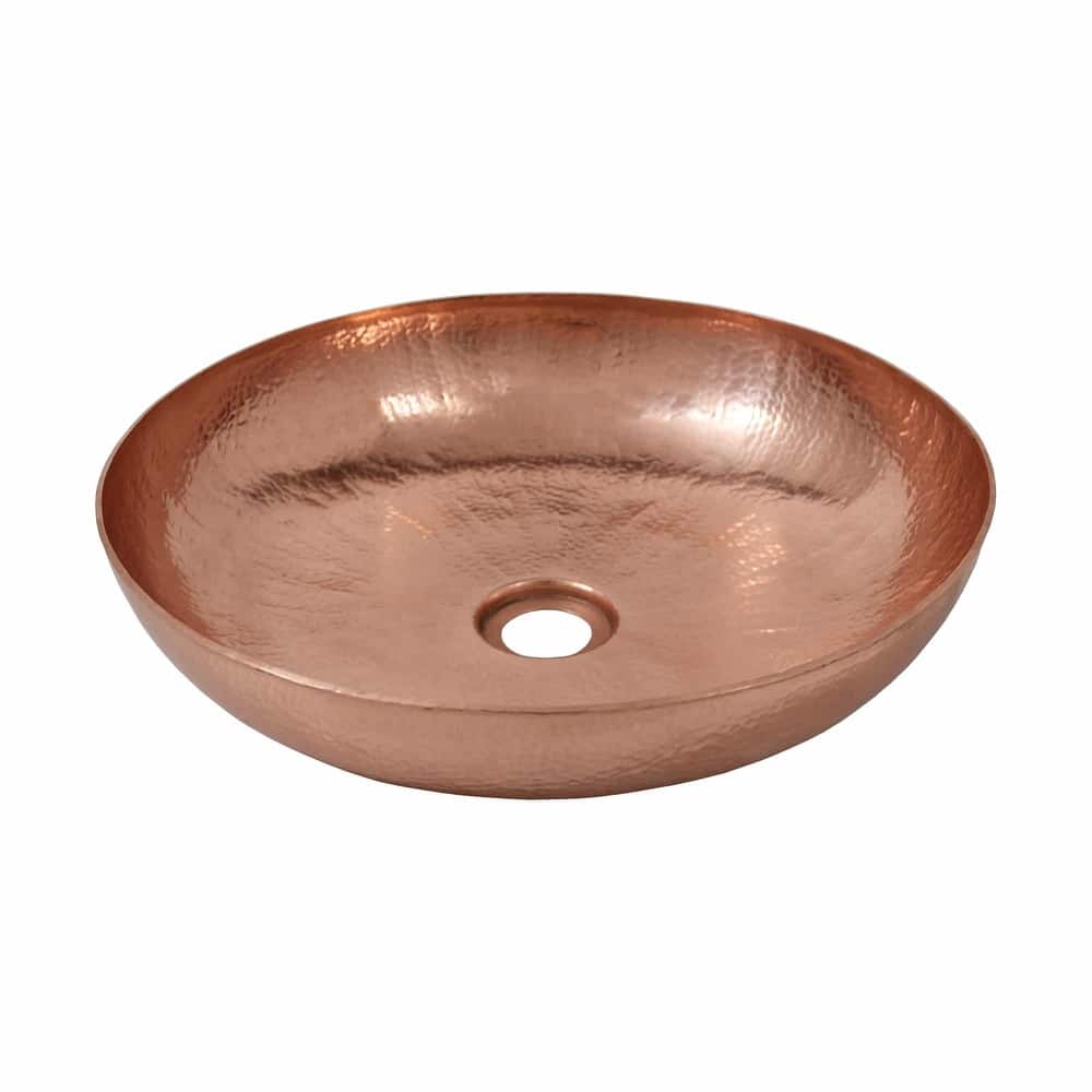 Maestro Sonata Petit Hand Hammered Copper Vessel Bathroom Sink