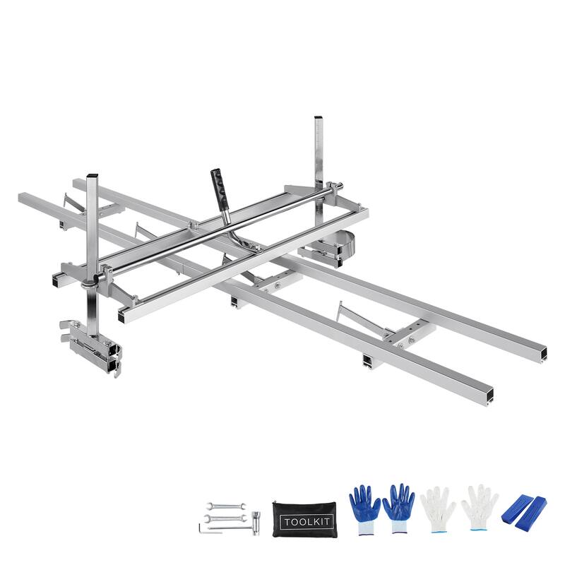 Chainsaw Mill and Rail Mill Guide System for Woodworkers and Carpenters - 14"-36" 9 ft - 14"-36" 9 ft