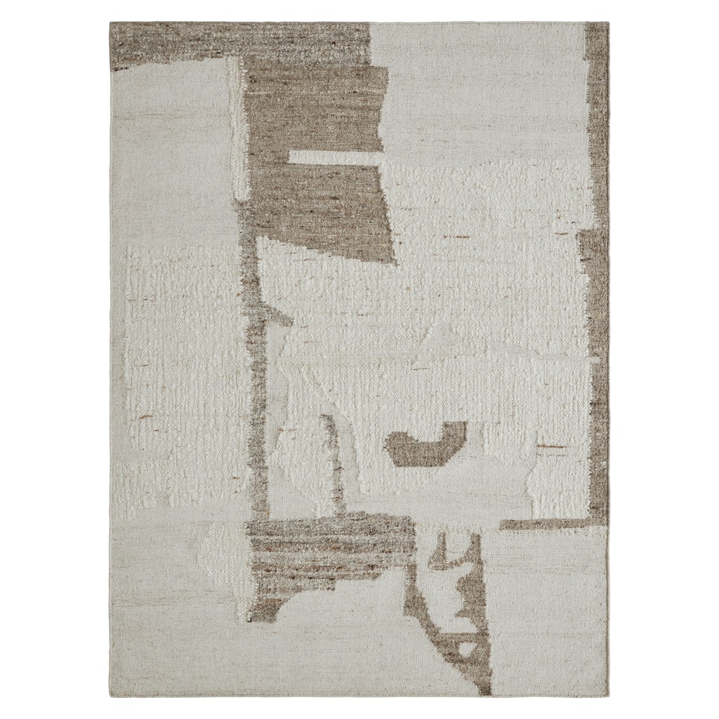 Grace 7'10" x 10'2"" ft Handwoven Indoor Rug, Ivory/ Stone - 7'10" x 10'2"" ft