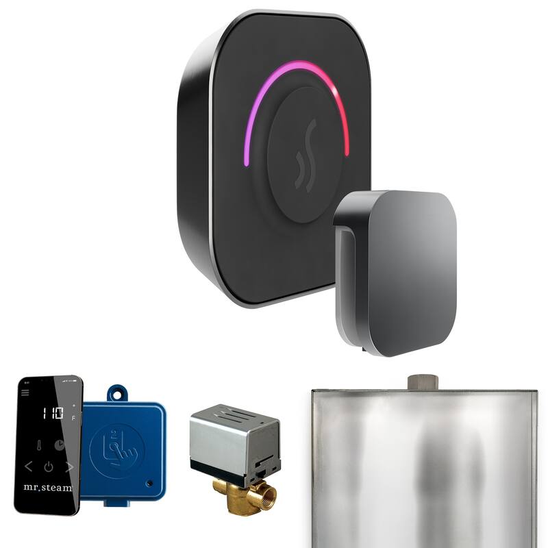 Mr Steam BT Butler Touch Package Steam Shower Control Package with - Satin Steel