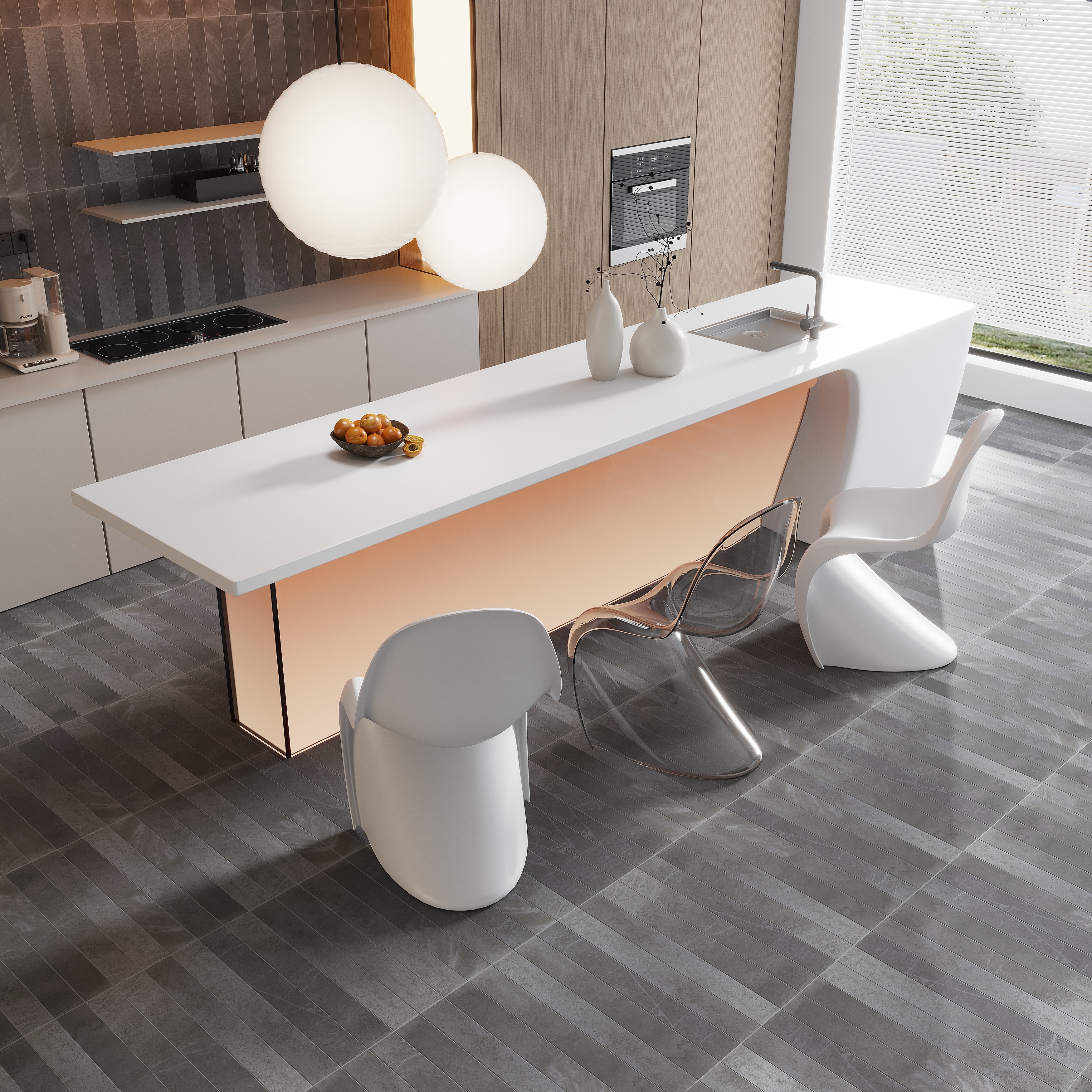 Cordera 3x24 in. Matte Porcelain Plank Wall and Floor Tile (9.68 sq ft/case, 20-Pack)
