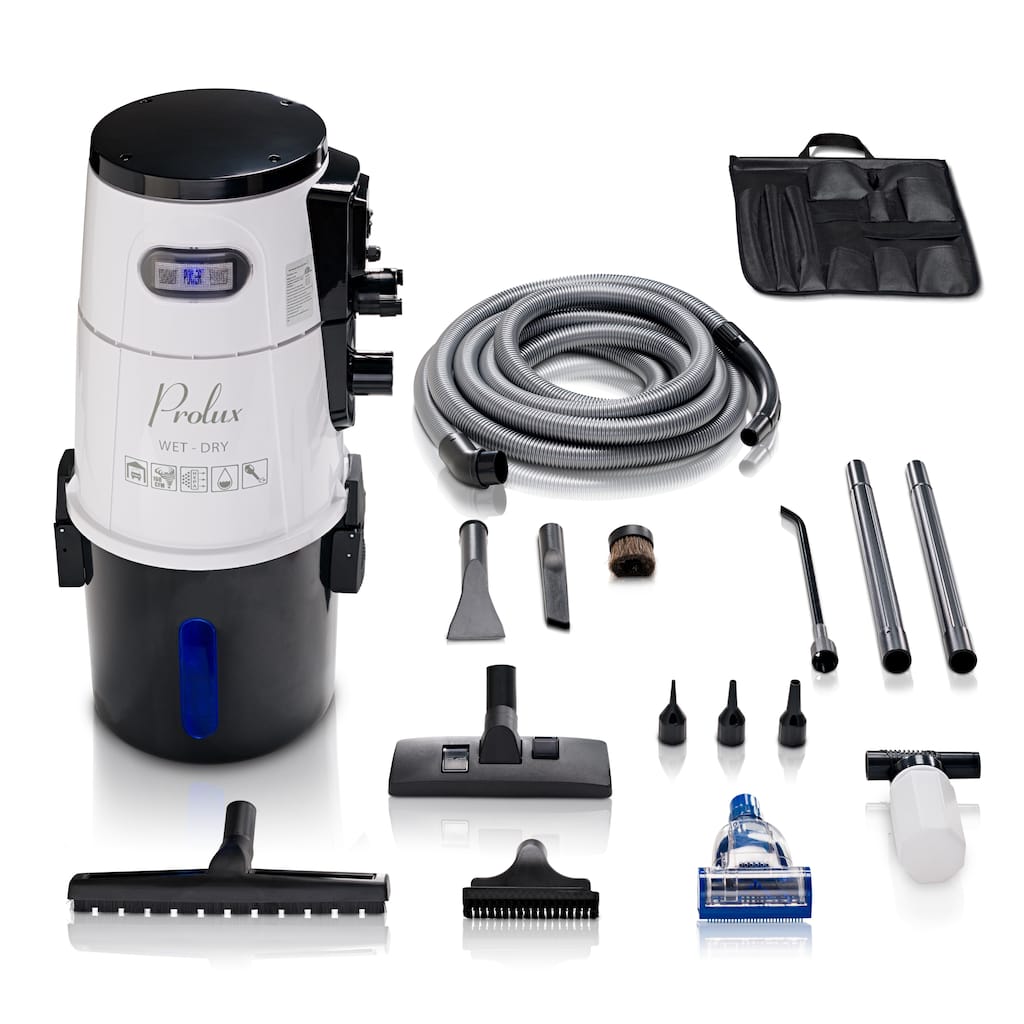 Prolux Professional Wall Mounted Garage Shop Vacuum Wet Dry Pick Up