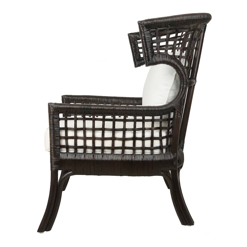 NPD Furniture Zelma Rattan Wingback Armchair