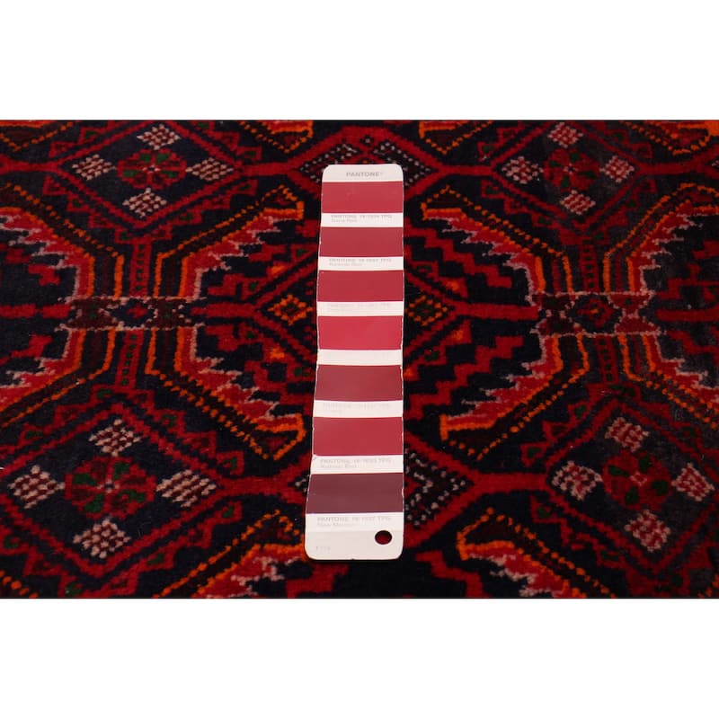 ECARPETGALLERY Hand-knotted Royal Baluch Red Wool Rug - 3'3 x 5'9