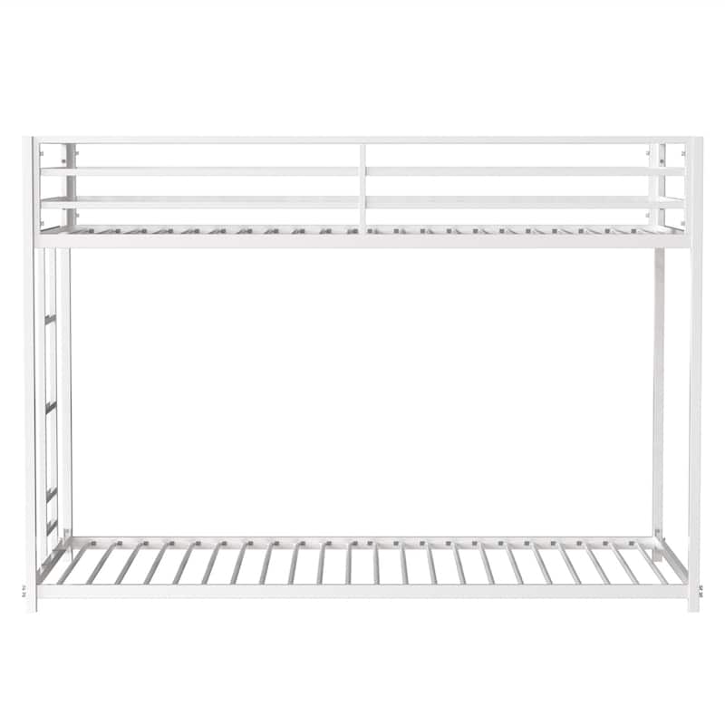 Sturdy Twin over Twin Bunk Bed Metal for Kids and Adult,Low Profile