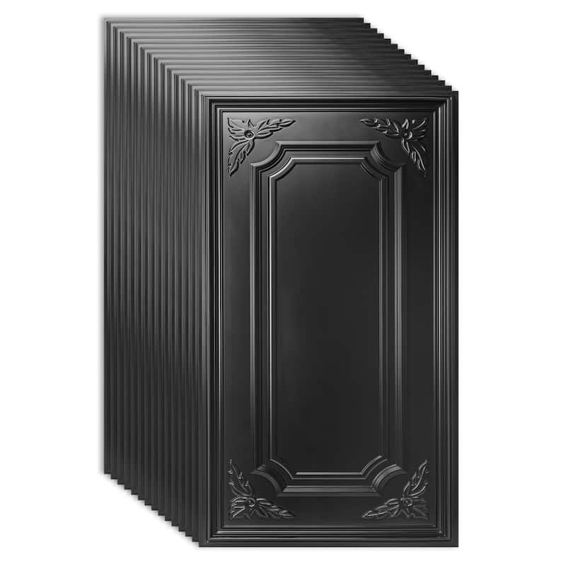 Art3d 12-Pack 24"x48" PVC 3D Wall Panel & Drop Ceiling Tiles, Cover 96 Sq.Ft.