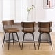 preview thumbnail 8 of 136, 26"/29" Faux Leather Swivel Counter/Bar Stools Set of 2/3