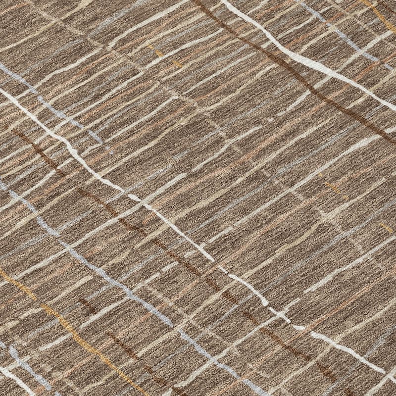Machine Washable Indoor/ Outdoor Modern Century Chantille Rug