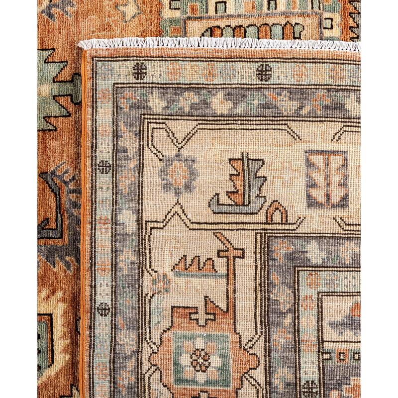 Serapi One-of-a-Kind Hand-Knotted Area Rug - Orange - 9' 11" x 13' 9"