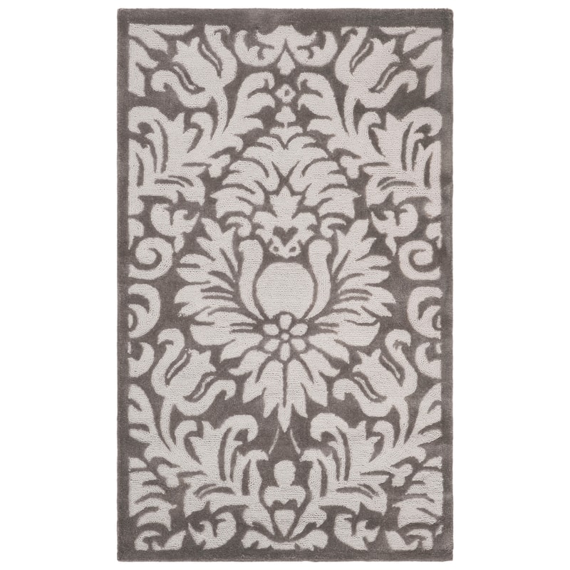 SAFAVIEH Handmade Total Performance Steven Traditional Oriental Rug - 3' x 5' - Stone