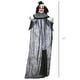preview thumbnail 7 of 8, 6' Life Size Outdoor Halloween Classic Black and White Striped Clown Animatronic with Light Up Eyes & Sounds