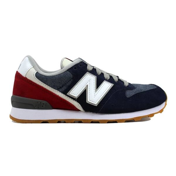 Shop New Balance Women S 696 Navy Blue Red Wl696irs Size 5