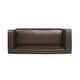 preview thumbnail 9 of 38, Goyette Faux Leather 3 Piece Club Chair and Sofa Set by Christopher Knight Home