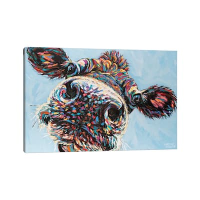 iCanvas "Funny Cow II" by Carolee Vitaletti Canvas Print