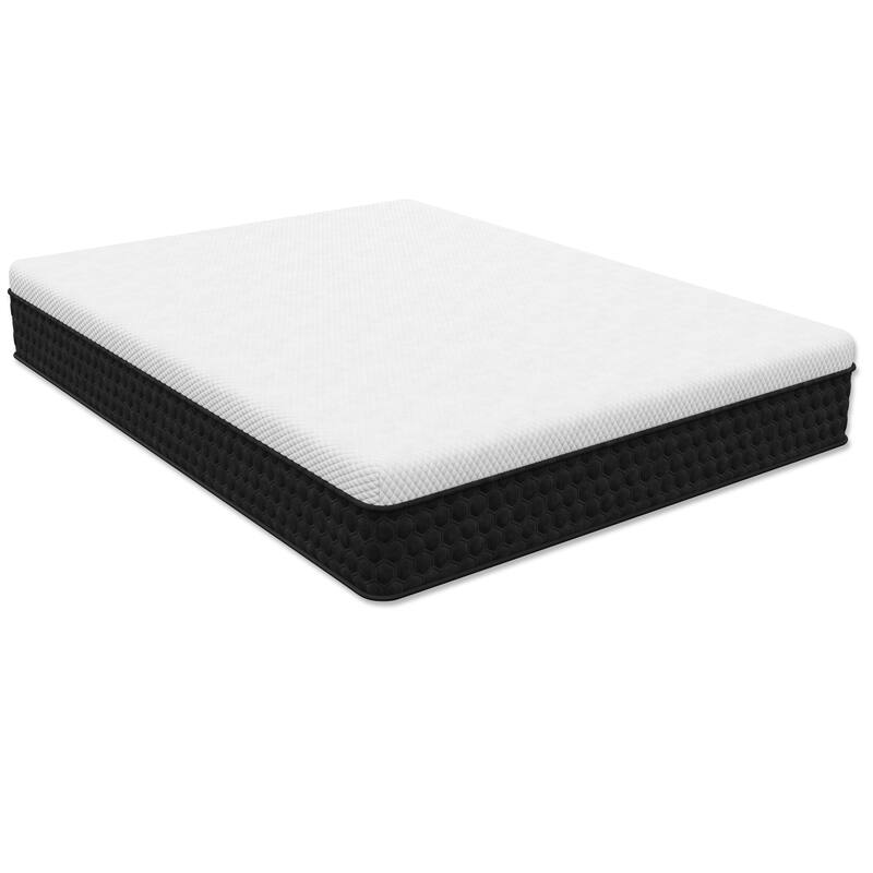 Landon Hybrid Copper Memory Foam Mattress, CertiPUR-US, Twin XL - White/Black
