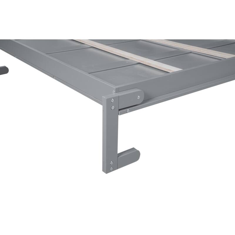 Queen Mattress Holder Murphy Bed - Grey
