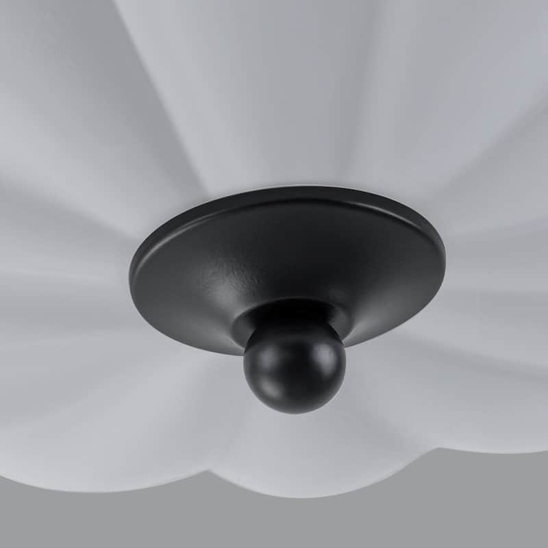 3 Light Glass Ceiling Light Fixture Gold Semi Flush Mount Ceiling Light Fixture