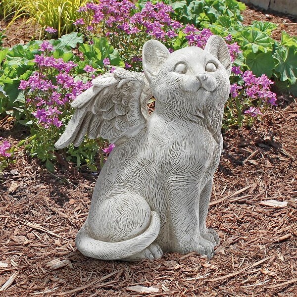 Design Toscano Large Loving Friend Memorial Cat Angel - Bed Bath