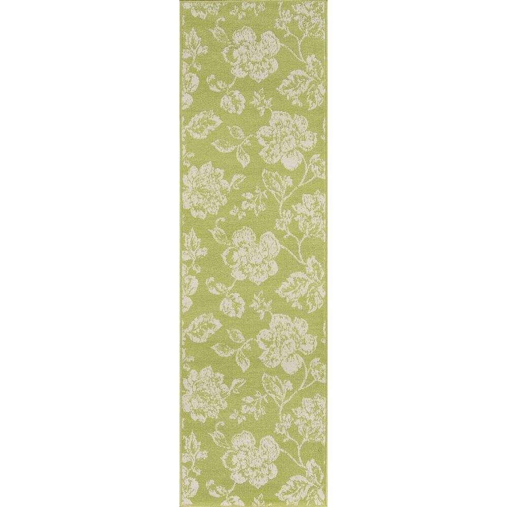 Momeni Baja Floral Blooms Indoor Outdoor Rug.