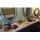 preview thumbnail 2 of 2, 19" Oval Copper Farmhouse Drop-In Bathroom Sink by SimplyCopper - 19" X 14" X 5"