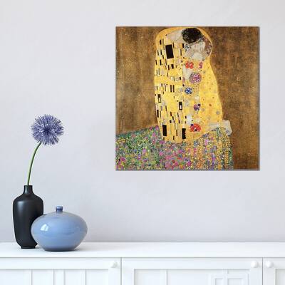 iCanvas "The Kiss" by Gustav Klimt Canvas Print