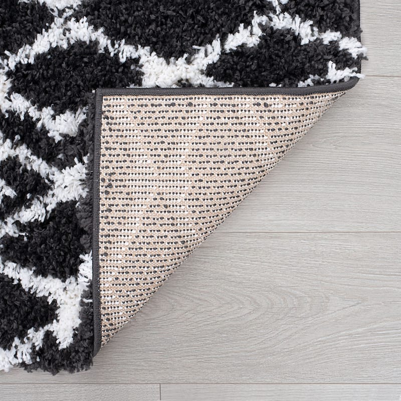 Joy Shag Mediterranean Geometric Indoor Area Rug