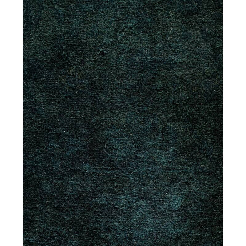 Overdyed One-of-a-Kind Hand-Knotted Area Rug - Black - 3' 3" x 5' 3"